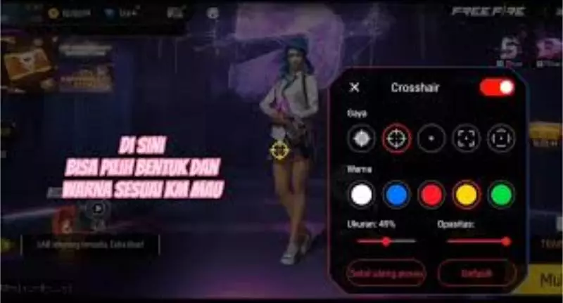 crosshair replacement di free fire